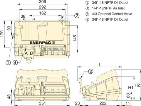 Габариты XA12G