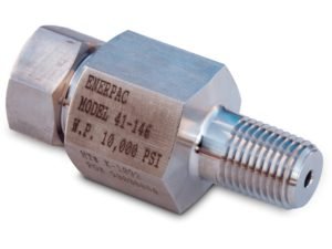 41146, Фитинг высокого давления, Адаптер, конус .38″ F до 1/4″ M NPTF
