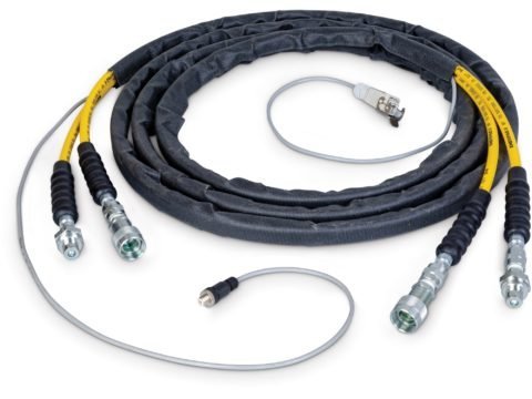 CH720EC, 20 футов, Двойной шланг с оболочкой и электрическим кабелем для режущего насоса ZE64