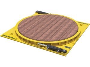 ETT200, Поворотный стол весом 225 тонн
