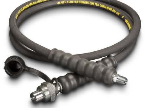 HC9206Q, 6 футов, Сверхмощный Резиновый Гидравлический шланг Высокого давления, 0,25 дюйма. Внутренний диаметр