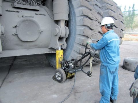 PRASA10016L, 100 тонн, 16 — тактный, Пневматический Подъемный домкрат POW’R-RISER