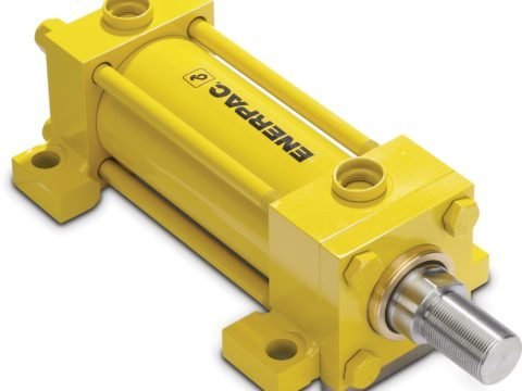 TRFM3204C, Грузоподъемность 41500 фунтов, Поршень 3,25 дюйма, Ход 4,00 дюйма, Цилиндр рулевой тяги с ножным креплением