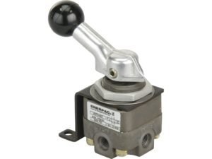 VMTD003, Ручной клапан, 4-ходовой, 3-позиционный, Монтаж на панели, SAE #4