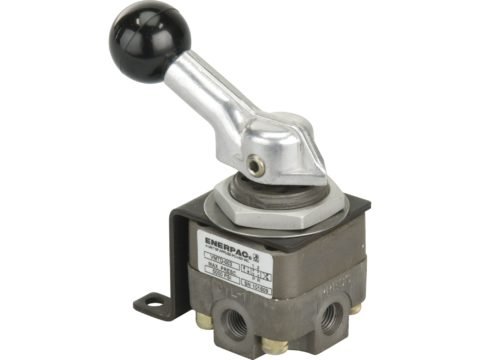 VMTD003, Ручной клапан, 4-ходовой, 3-позиционный, Монтаж на панели, SAE #4