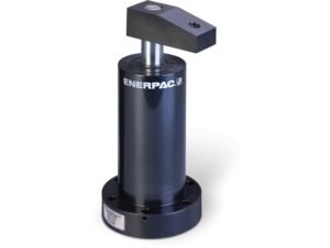 WPFL100V, Усилие 2000 фунтов, Цанговый Поворотный Цилиндр, Нижний Фланец, Левый Поворот
